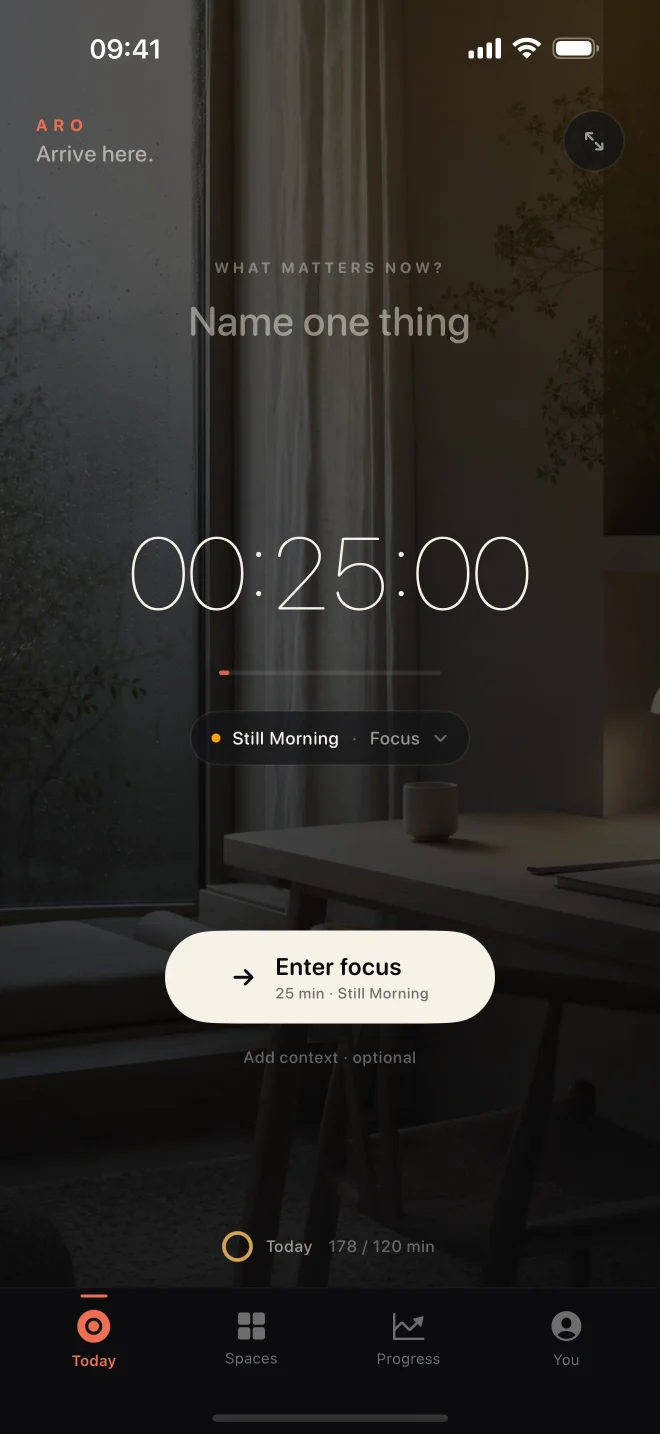 Aro Pomodoro timer